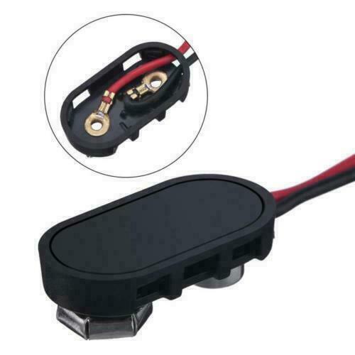 DC 9 Volt 9V SNAP ON BATTERY CLIP CONNECTOR I Type (i) Choose Quantity 1-20 pcs