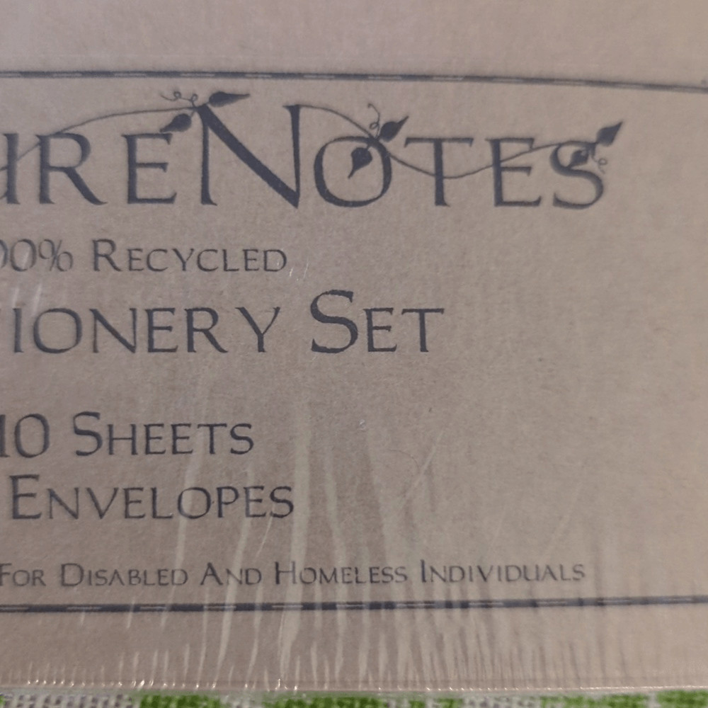 Nature Notes kitty cat stationary set nwt