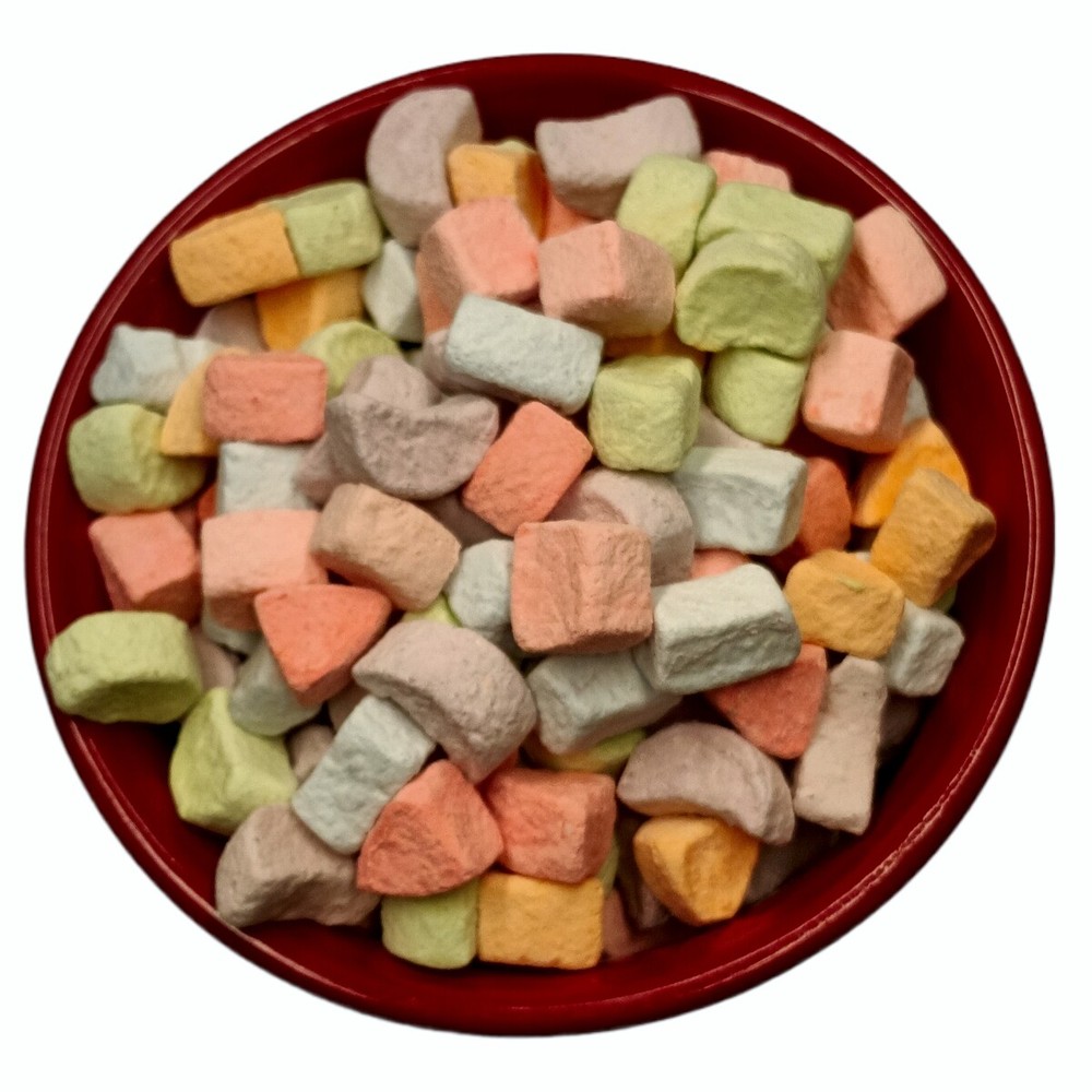 Dehydrated Cereal Marshmallows Assorted Colors 1/2 lb Bag
