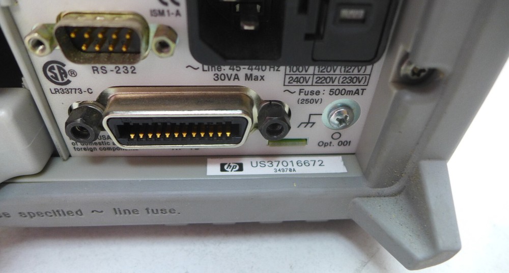 Agilent/HP 34970A Data Acquisition/Switch Unit - Tested and Working #3