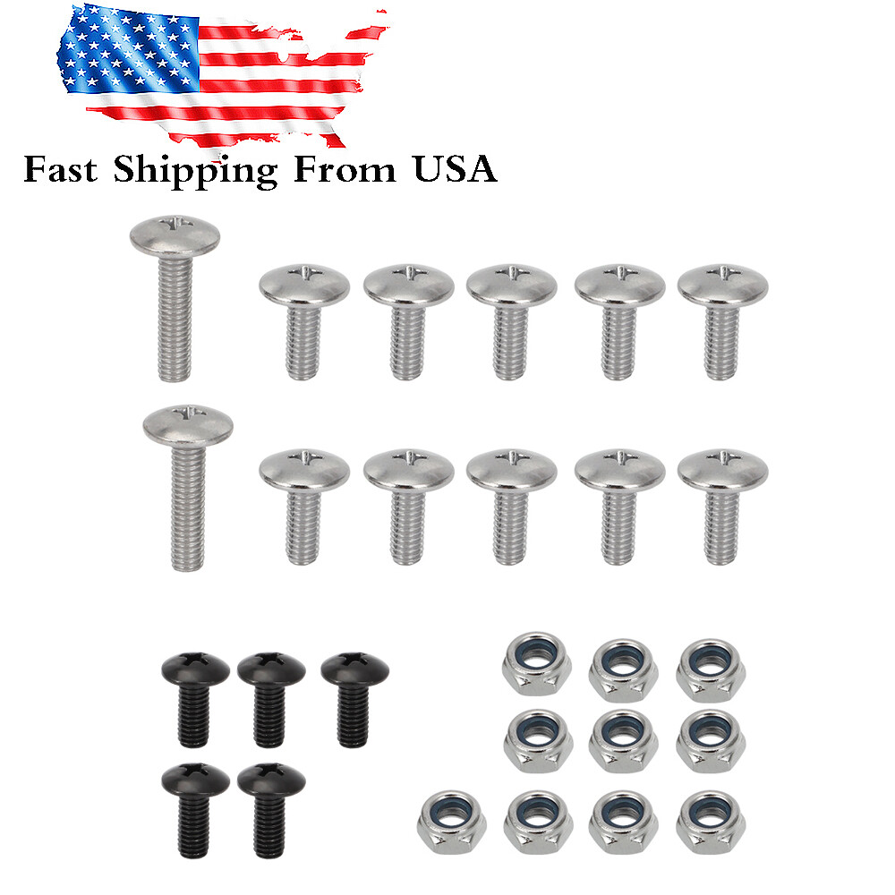 For Yamaha Warrior Banshee Blaster Round Head Fenders Screw Bolts Rebuild Kit