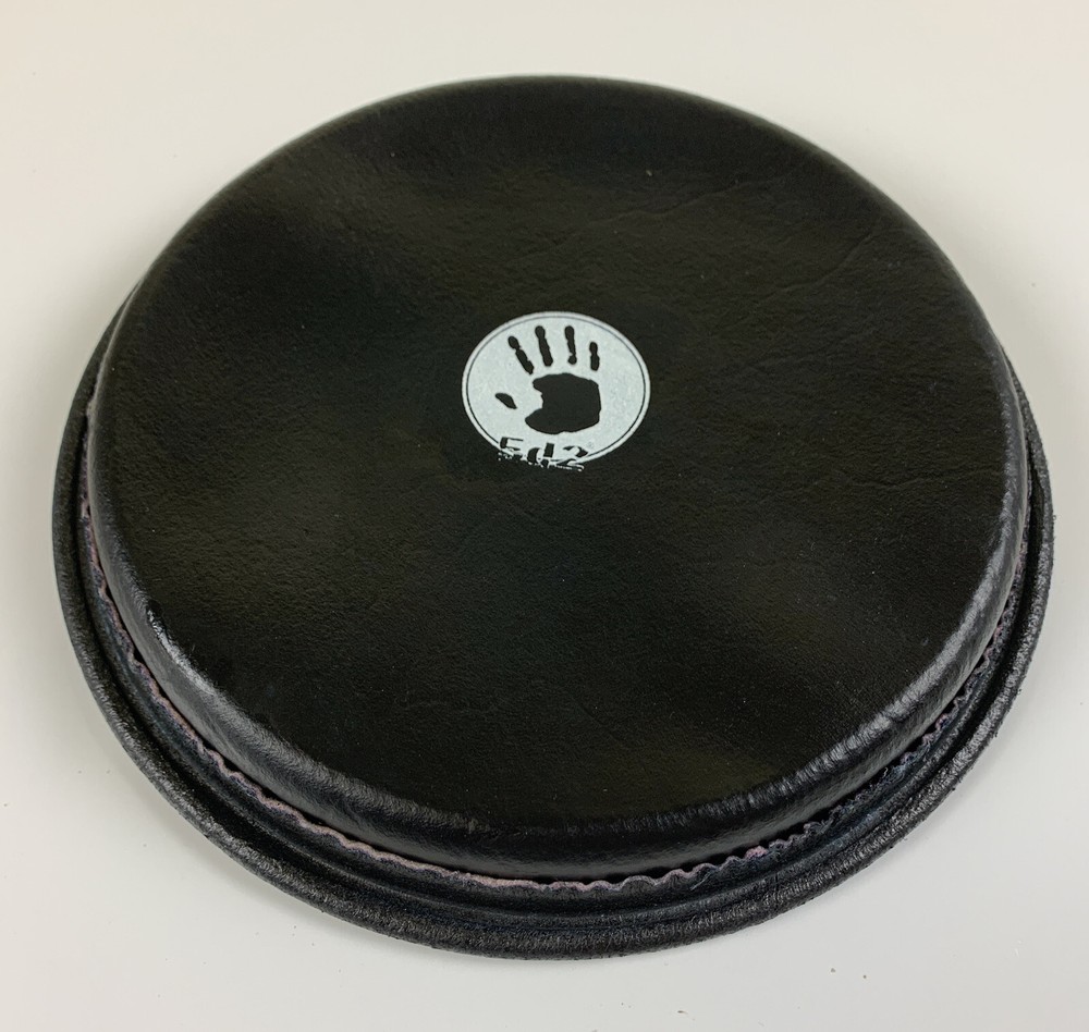 Bongo Drumhead, Tucked, 7.15” BLACK RAWHIDE GRAPHIC, 5d2.