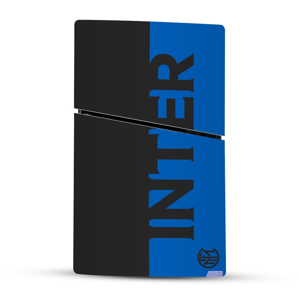 INTER MILAN FULL LOGO VINYL SKIN PS5 SLIM DIGITAL EDITION CONSOLE & CONTROLLER