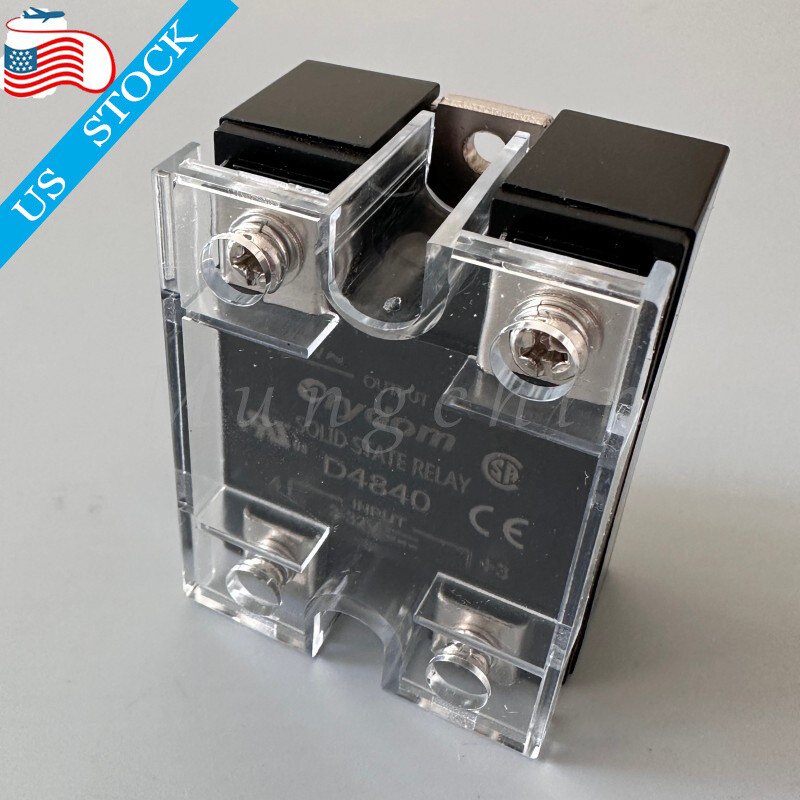 For Crydom D4840 Output 480VAC 40A Input 3-32VDC Single-phase Solid State Relay
