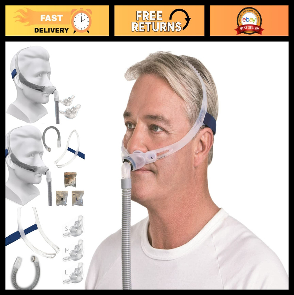 Swift FX Replacement Headgear for CPAP Masks - Comfortable, Adjustable Fit