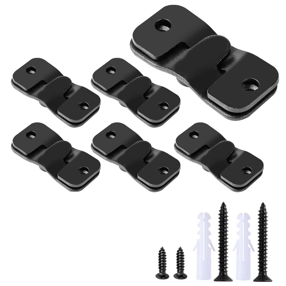 Flush Mount Bracket,Interlocking Photo Frame Hook, Heavy Duty Picture Hanger ...