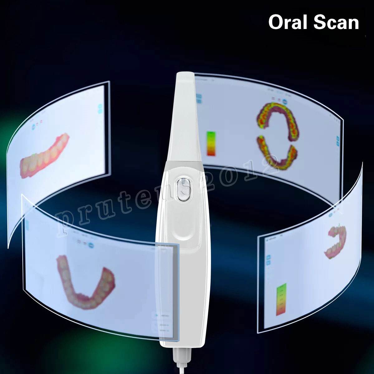 Dental Intra-oral 3D Scanner AI 3D Aoralscan with Free Software