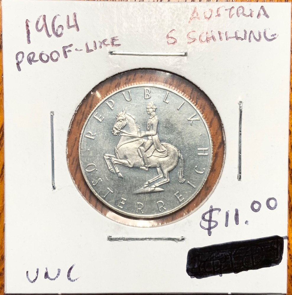 1964 Austria 5 Schilling (Proof-Like)