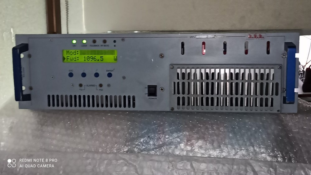 Broadcast Prof RVR TEX 1000w FM Transmitter 88/108 Mhz Stereo REINFORCED