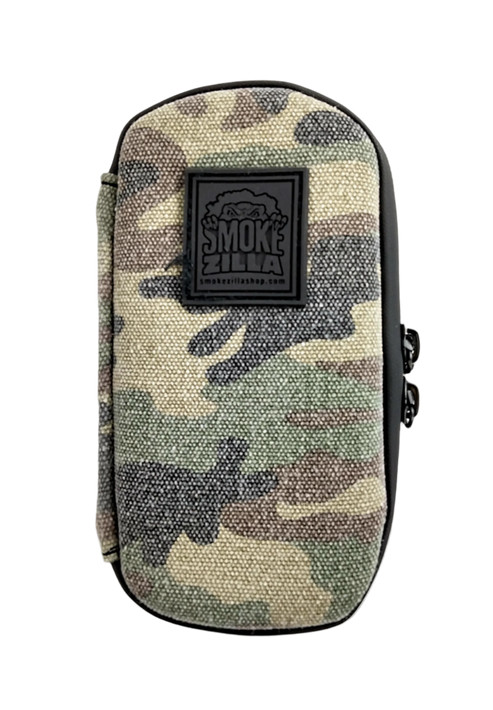 Smokezilla Solid Canvas Zipper Mini Tobacco Case w/Removeable Smell Proof Bag