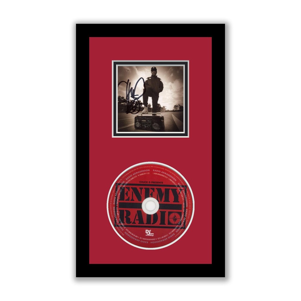 Chuck D Autographed Signed Framed CD Public Enemy Radio ACOA