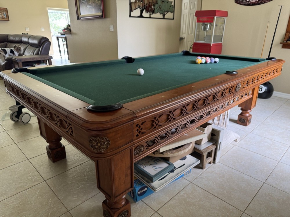 Thomas Aaron CT467 Billiards Pool Table Serial 50110450 Stuart Florida