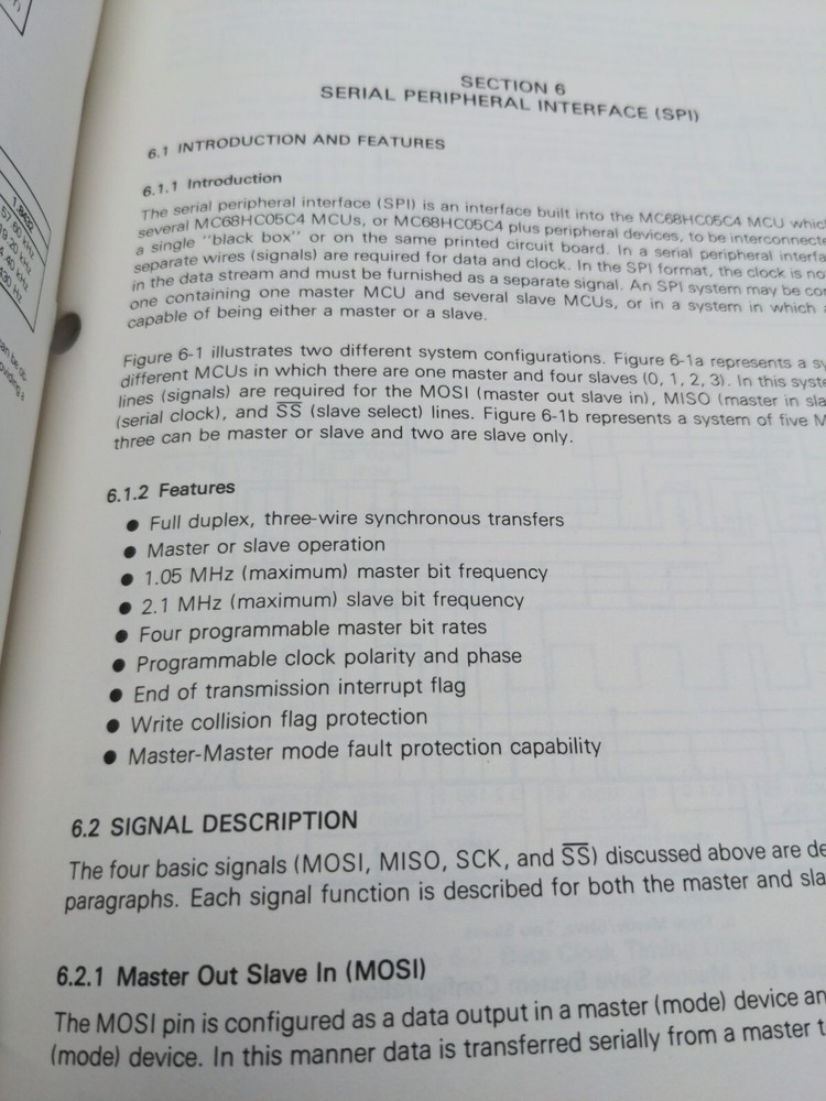 MOTOROLA MC68HC05C4 Semiconductor Chip Advance Information Reference Guide 1983