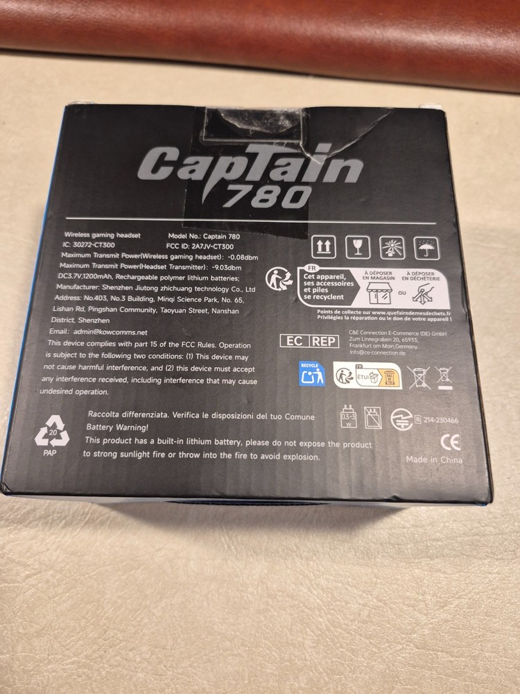 Captian 780 gaming headset