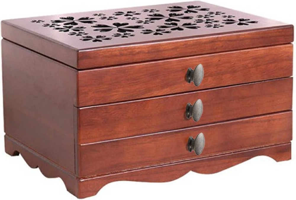 16 Pack Mini Cabinet Knobs, 1/2 Inch Dia Bronze Drawer Pulls Handles,