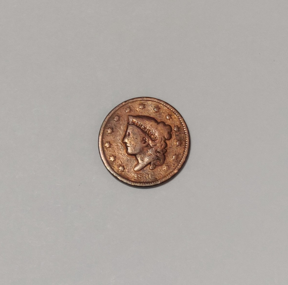 1836 LARGE CENT