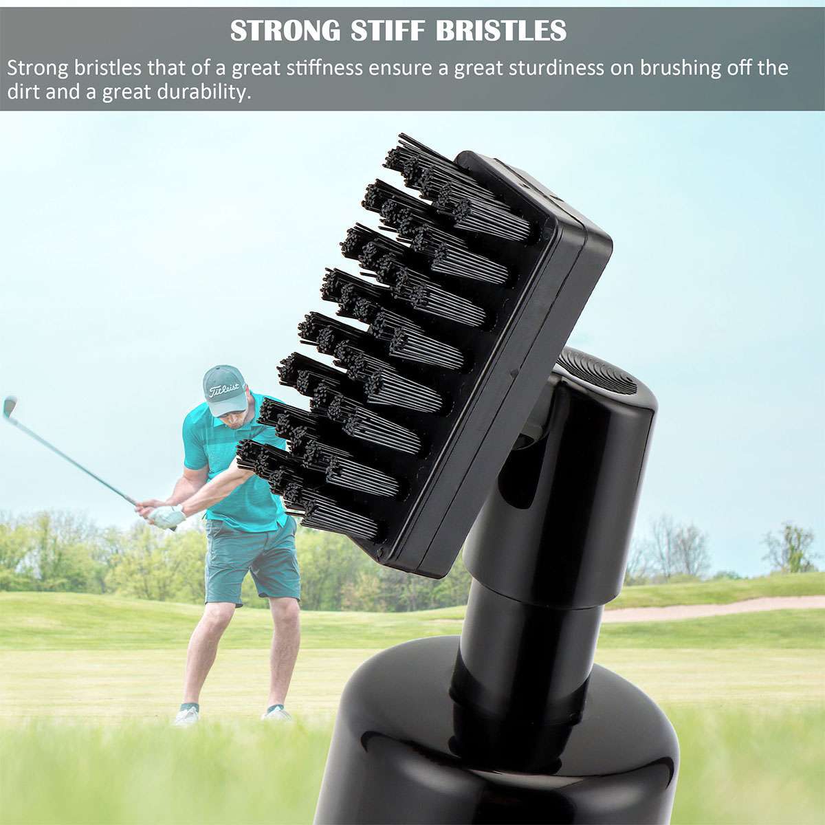 Golf Club Brush Tool Kit Groove Cleaner Cleaning Tool With Spray Water Bottle