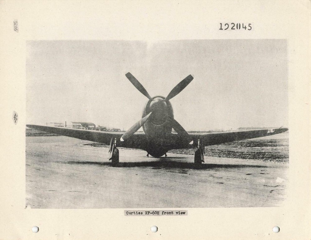 1945 AAF CURTISS-WRIGHT XP-60A,C,E FIGHTER INSPECTION, PERFORMANCE,ACCEPTANCE-CD
