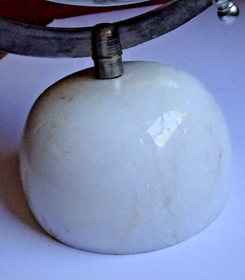 Globe on Marble Stand, 12" tall
