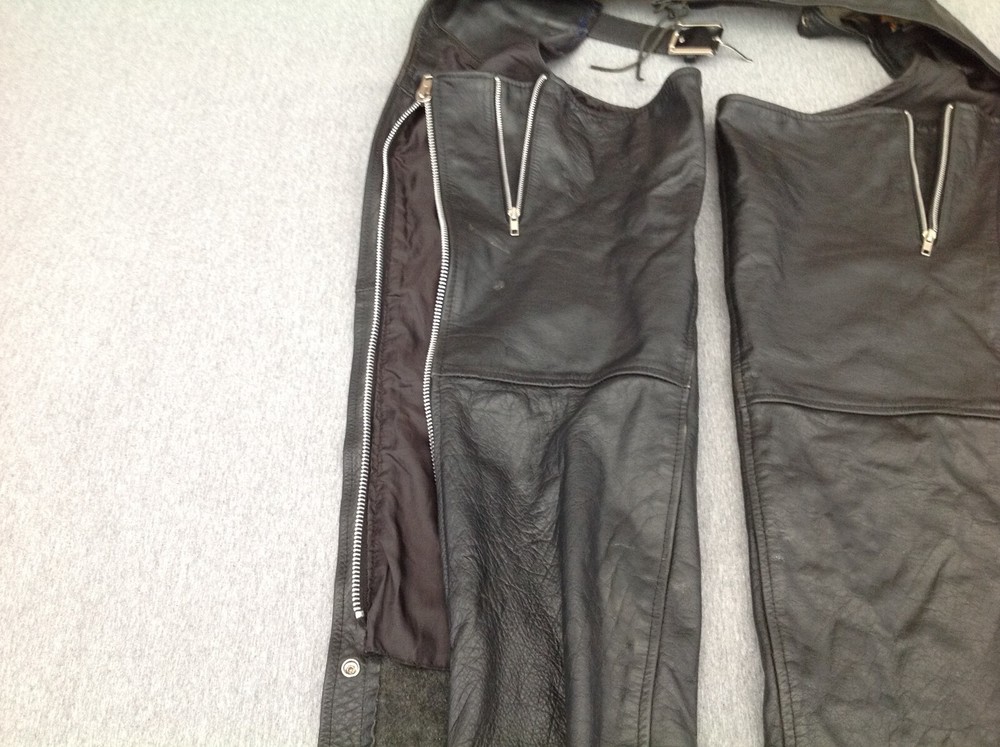 Xelement Leather Chaps, Size 40