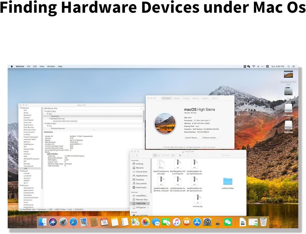 USB Floppy Disk Drive 3.5-inch Portable External Reader for Windows Mac Laptops
