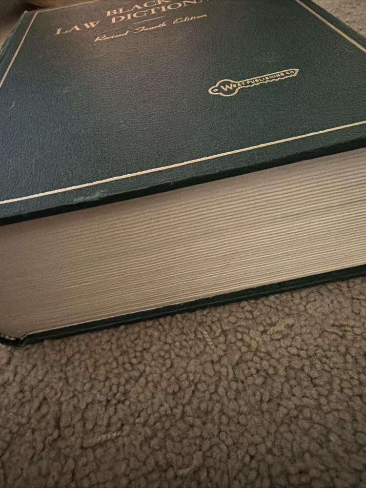 Black's Law Dictionary Revised Fourth Edition HC 1968