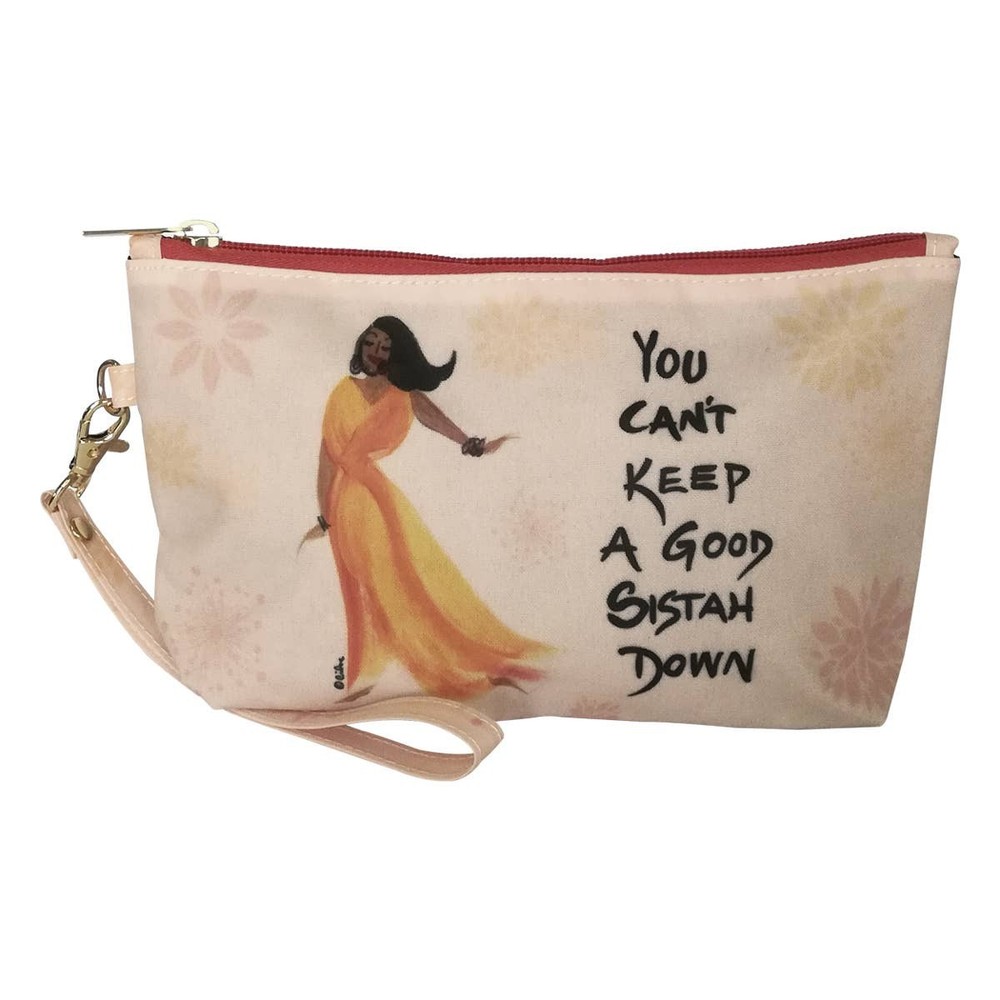Wristlet Makeup Pouch | Can't Keep A Good Sistah Down