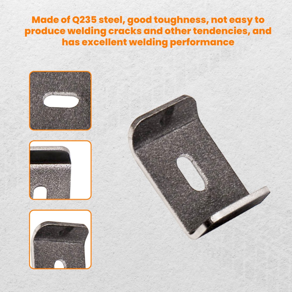 UNIVERSAL GUTTER ROOF RACK MOUNT WELD ON XJ ROOFRACK GUTTER MOUNT FULLWIDTH