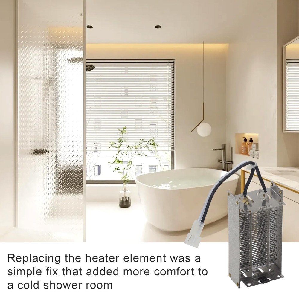 Bathroom heater fan heating element replacement part compatible vent unit repair