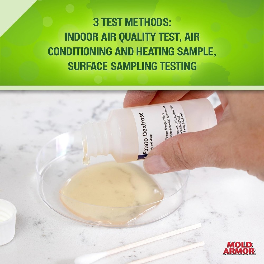 Complete DIY Mold Testing Kit - Indoor & Outdoor Use, Lab Analysis Option