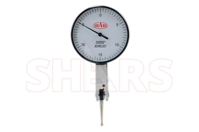 Shars Precision 1.5” White Face Dial Test Indicator Set 0-15-0 New !]