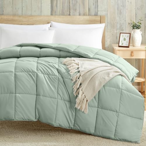 Comforter Size - Duvet Insert Down Alternative Bed Comforter, King Green