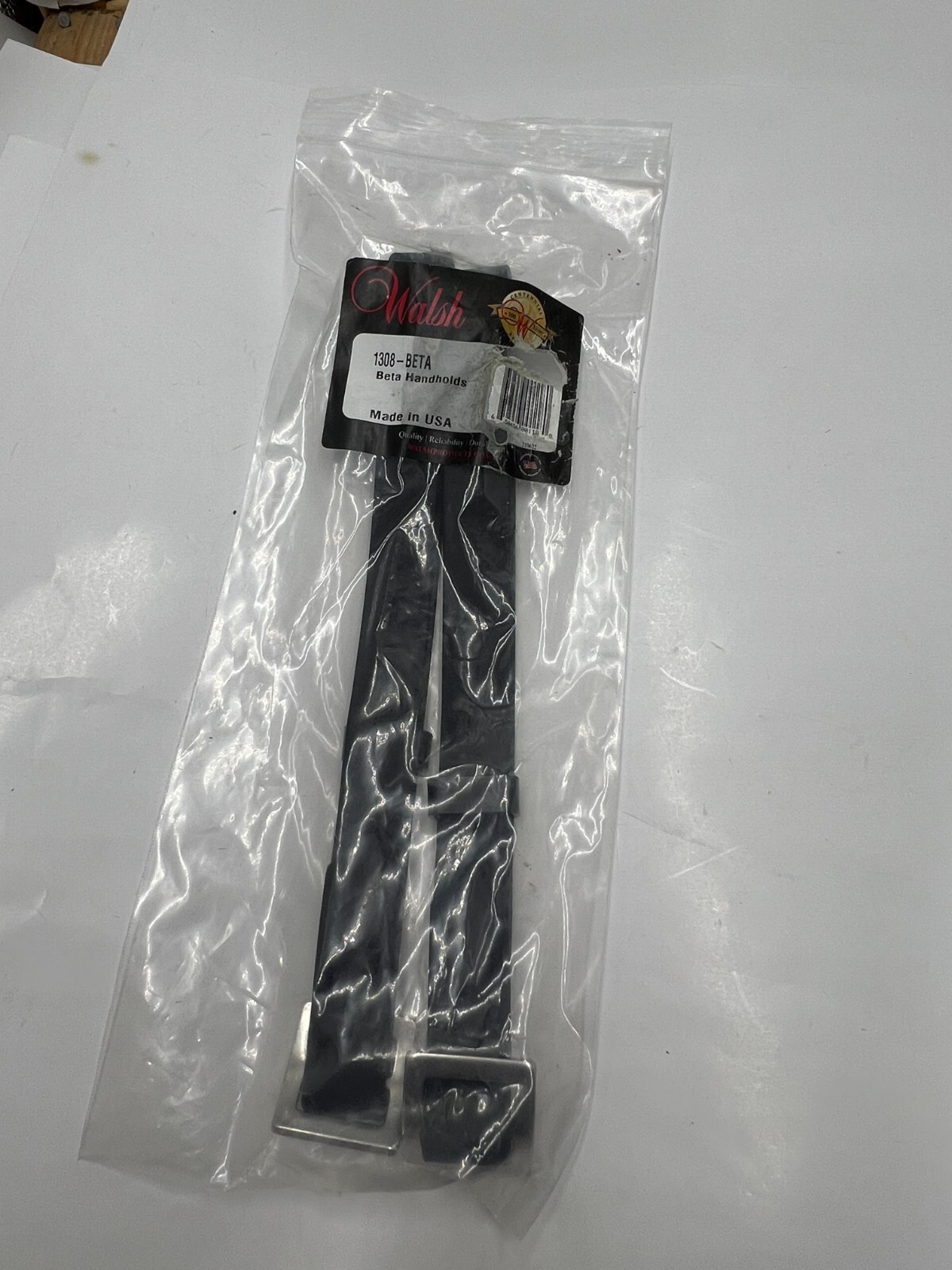 QTY 3 Walsh Horse Harness Race Accessories Racing Beta Handholds Black 1308-beta