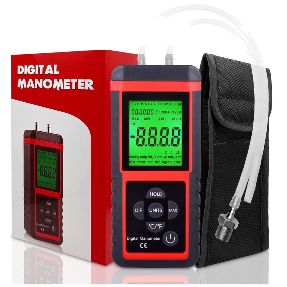 Dual-Input Differential Manometer