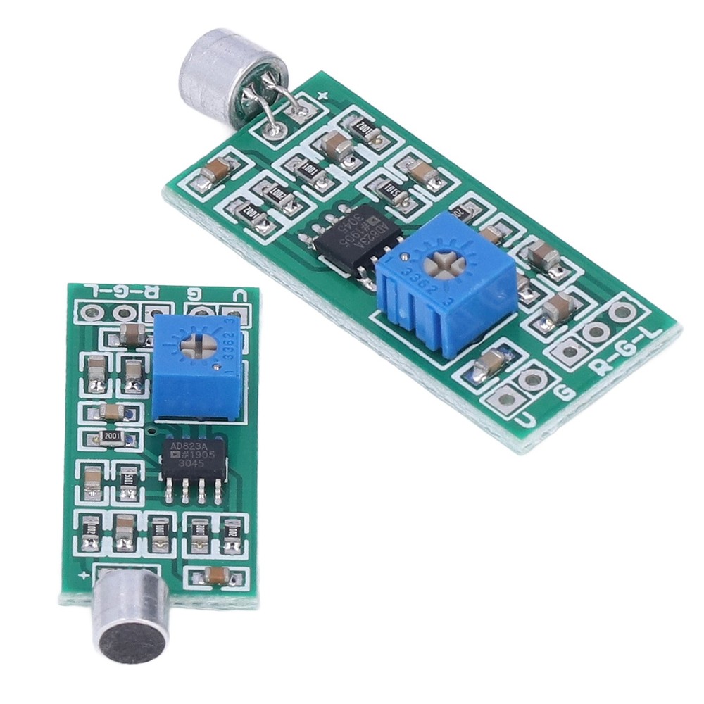 Microphone Pickup Module Dual Channel Output Adjustable Gain Amplifier Board For