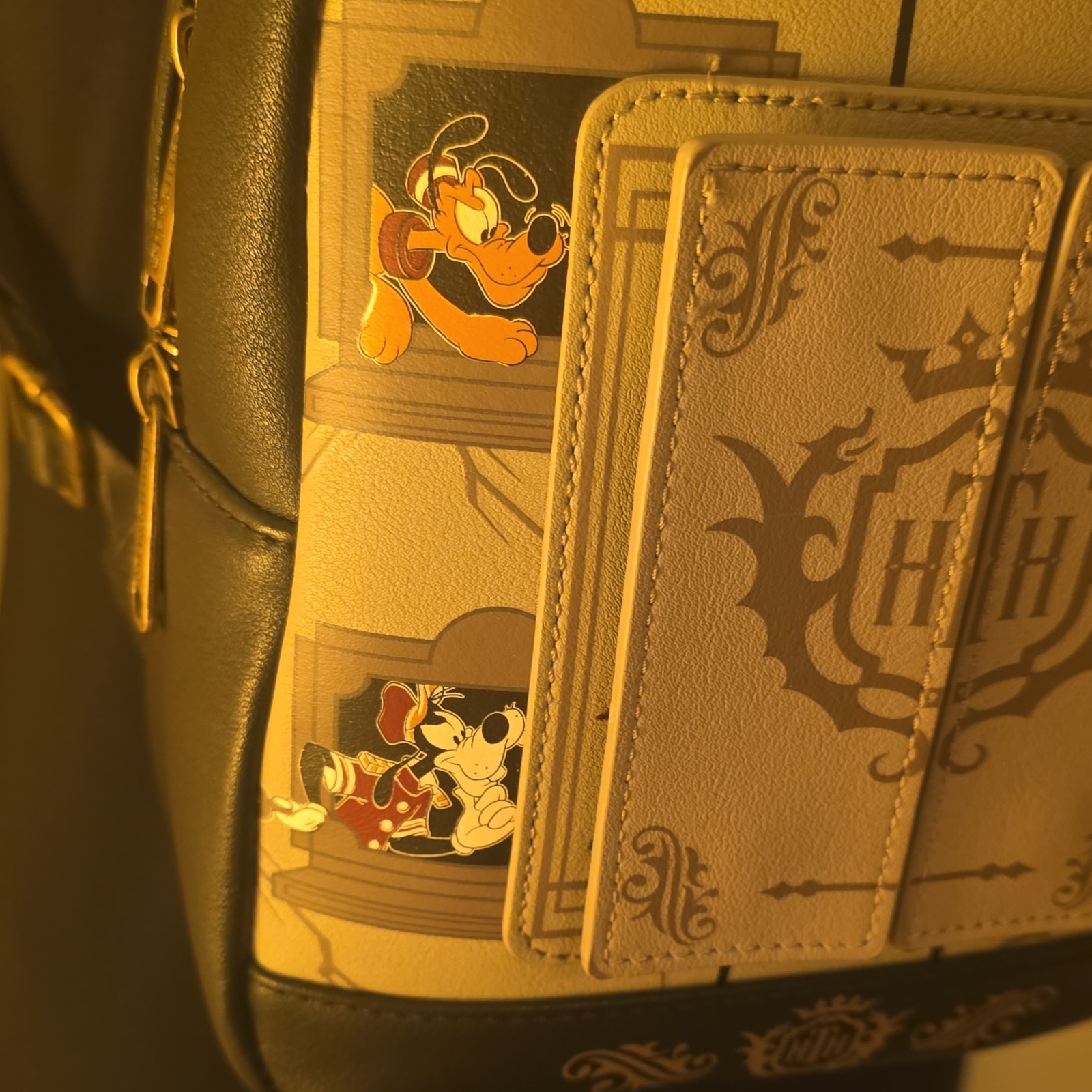 Loungefly Haunted Mansion Disney Parks Mini Backpack Mickey Minnie Pluto Donald