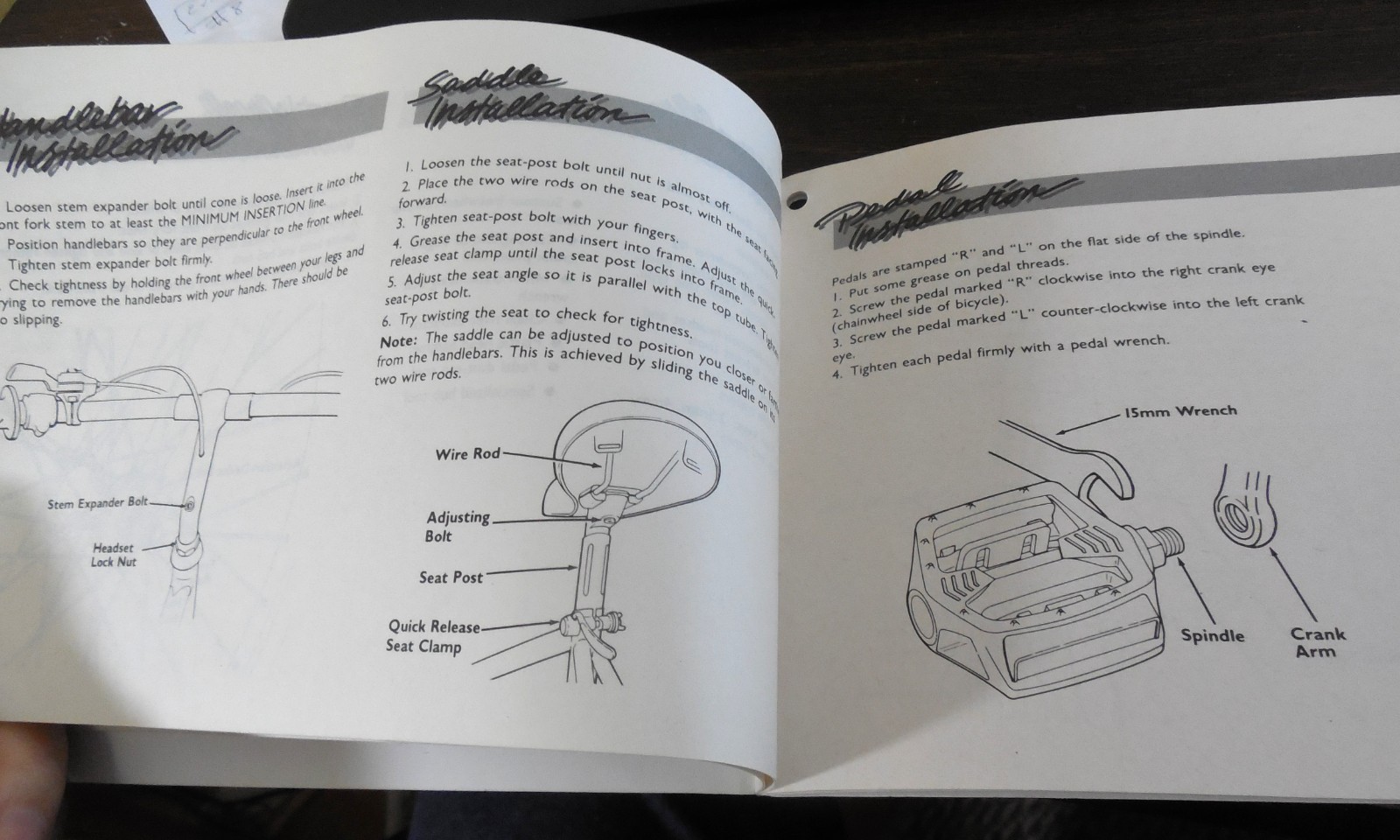 Very Rare ROCKHOPPER Bicycle Ower's Manual - about 1980 - only one on Ebay!