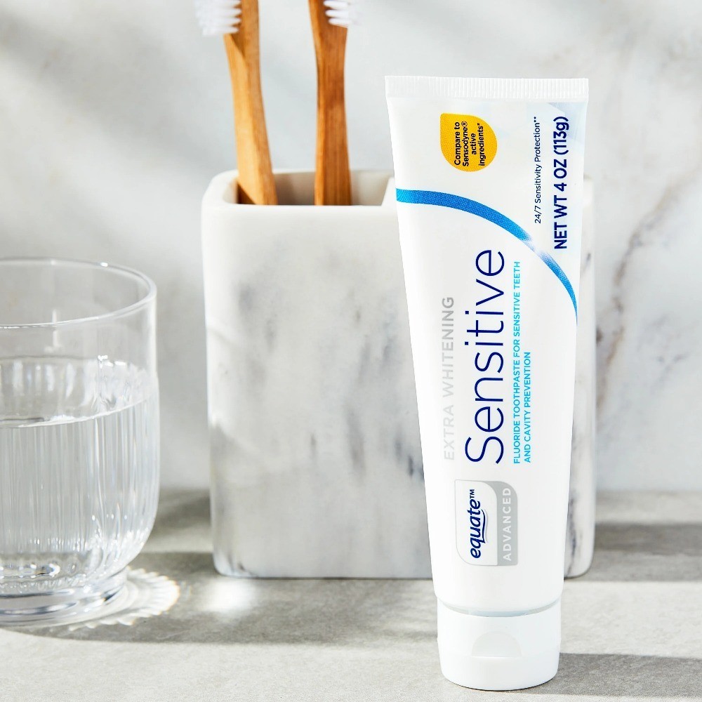 Extra Whitening Sensitive Toothpaste for Teeth Whitening and Sensitivity Relief