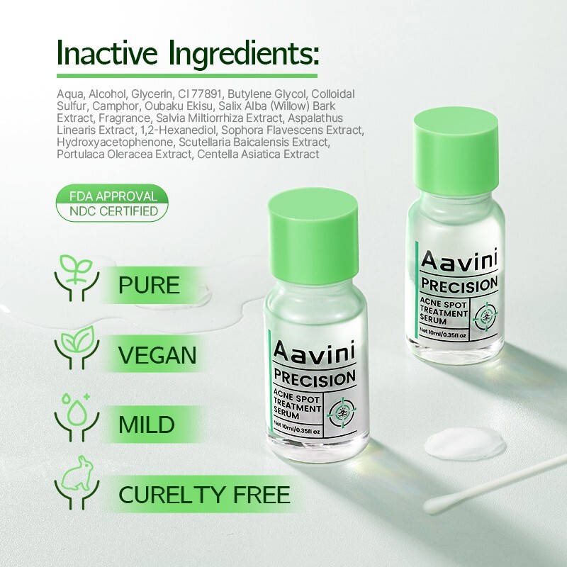 Severe Acne Pimple Treatment Serum Cystic Spot Remover Reduce Redness Swelling