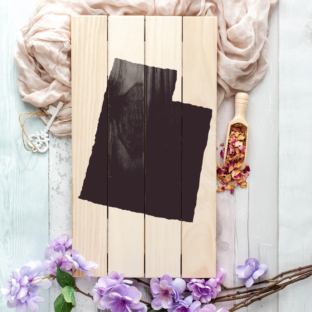 Utah State Stencil - Durable & Reusable Mylar Stencils