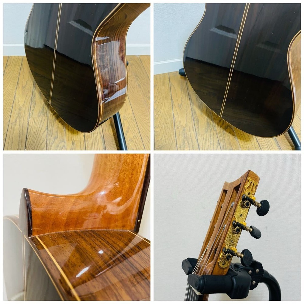 ARIA A-19C-100N Classical Guitar with Crack and String Exchange