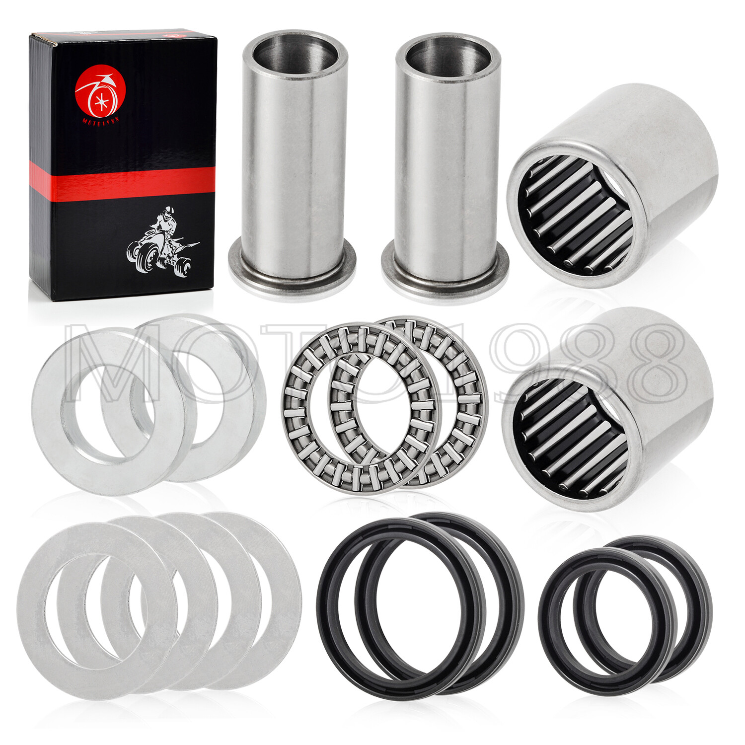 Swing Arm Bearings Seals Rebuild Kit for Suzuki RM125 RM250 96-08 RMZ250 RMZ450