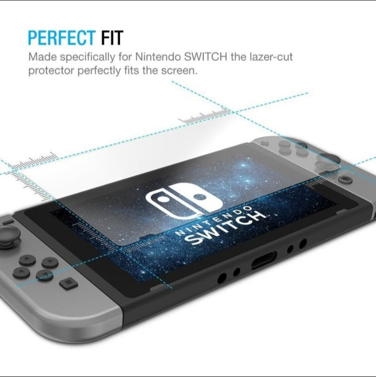 Nintendo Switch Screen Protector 3-Pack 2017 Docking Compatible Clear NIP Sealed