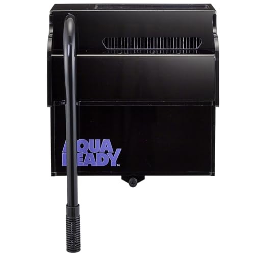 Aquarium Power Filter, Customizeable Media Basket, Refugium Light Window,