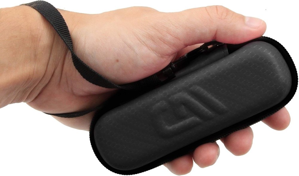 Sturdy Carbon Fiber Harmonica Case - Fits 4.5" Instruments, Zipper Closure