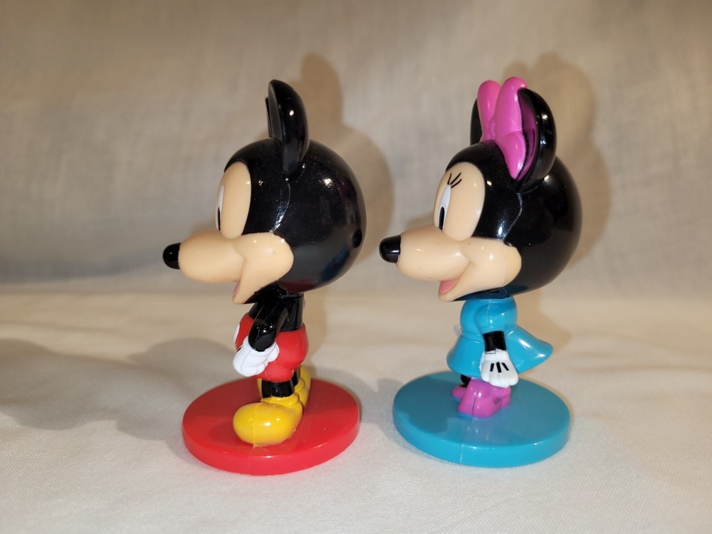 4 Kellogg, Disney "Mickey Mouse" Bobble Heads, 2003