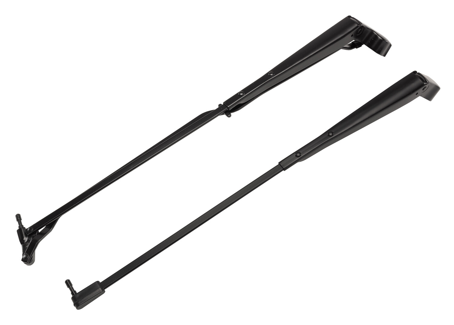 70-81 Camaro Firebird Windshield Wiper Arms Set Pair BLACK Concealed Hidden