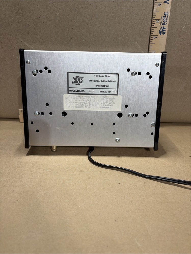 ESE ES-161U Digital Clock / Time Display – Vintage Broadcast Studio Unit