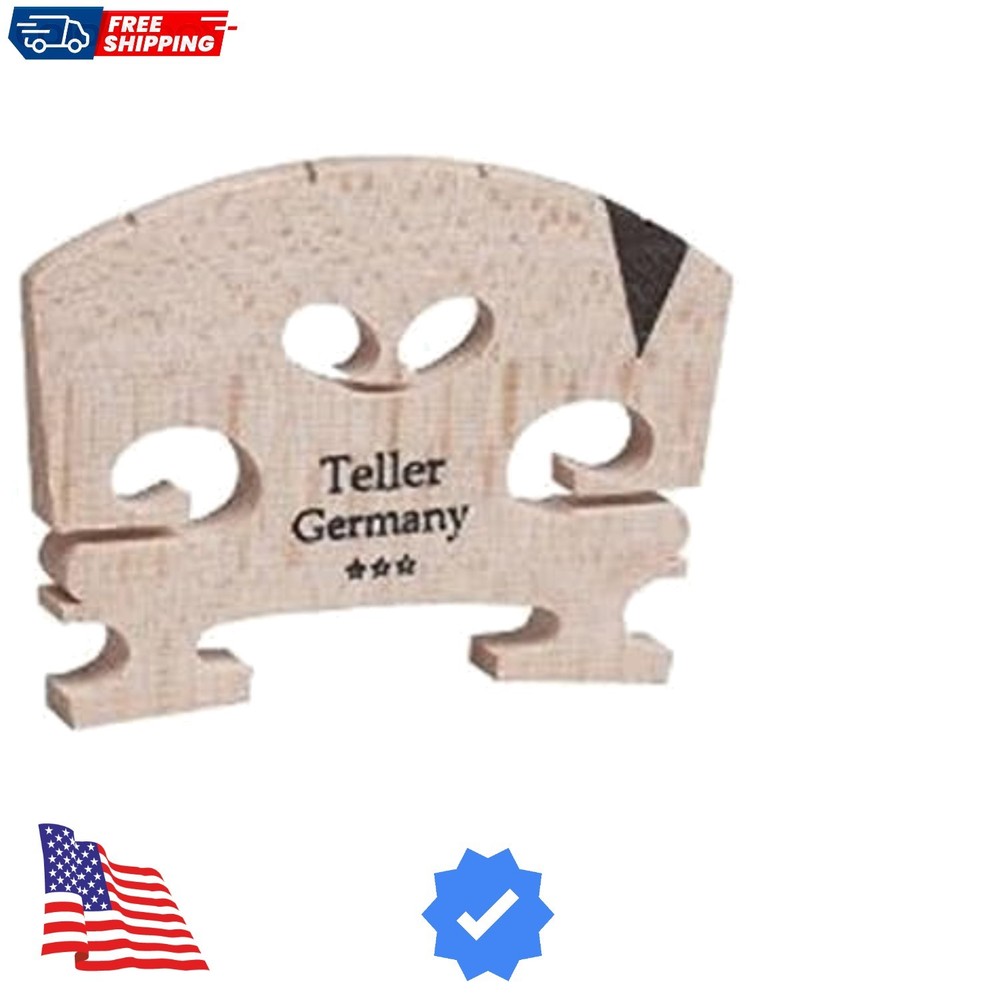 Teller  V Insert Semi Fitted Violin Bridge 4/4, 9142-44