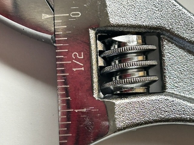 10" ADJUSTABLE WRENCH CHROME PLATED CRESCENT AC210BK